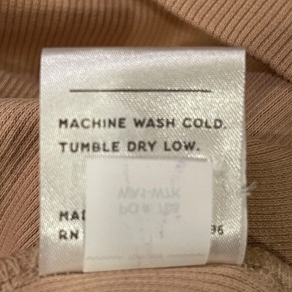 NEW! Pact Sesame Dream Rib Slim Henley Long Sleeve Top Size Small NWT! - Picture 10 of 12